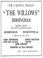 Advert - Willows  1958